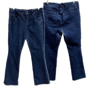 TORRID Boot Cut Jeans Womens Size 16 Dark Wash High Rise Slim Fit Stretch Denim